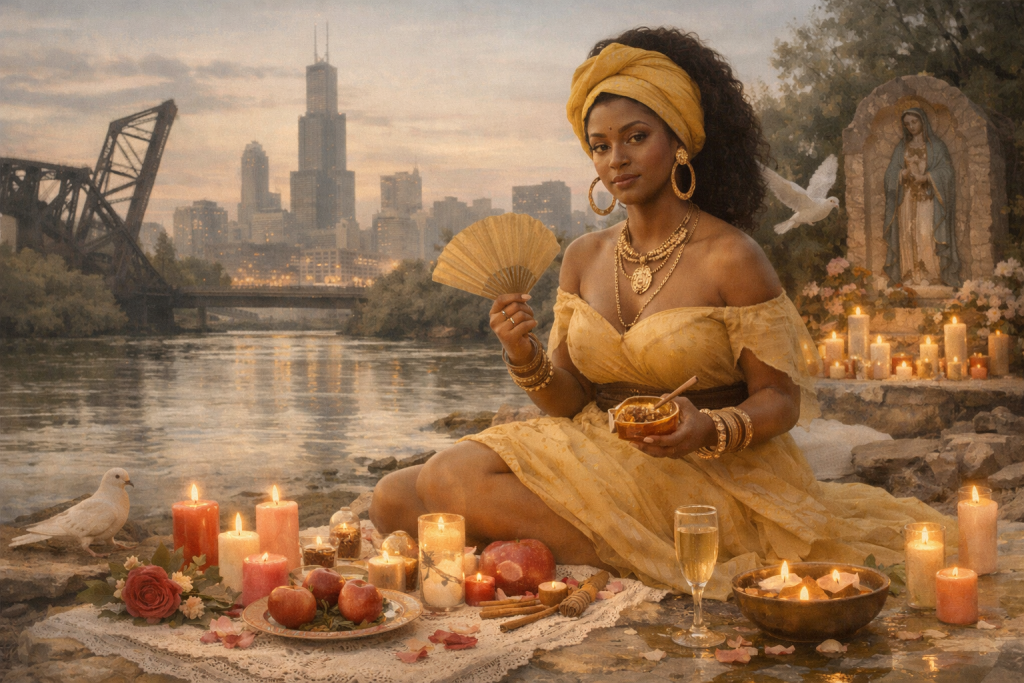 Oshún La Orisha del Amor en la Tradición Yoruba-Lucumí de Chicago