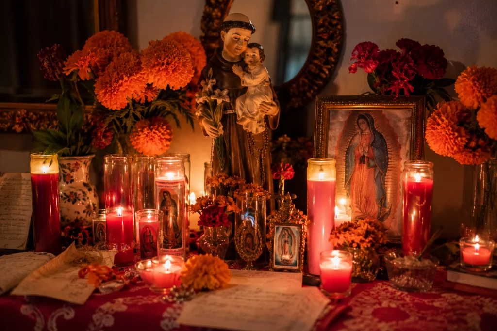 Altar San Antonio tradicion mexicana amor chicago
